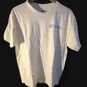 White volkswagen cotton t shirt size Medium